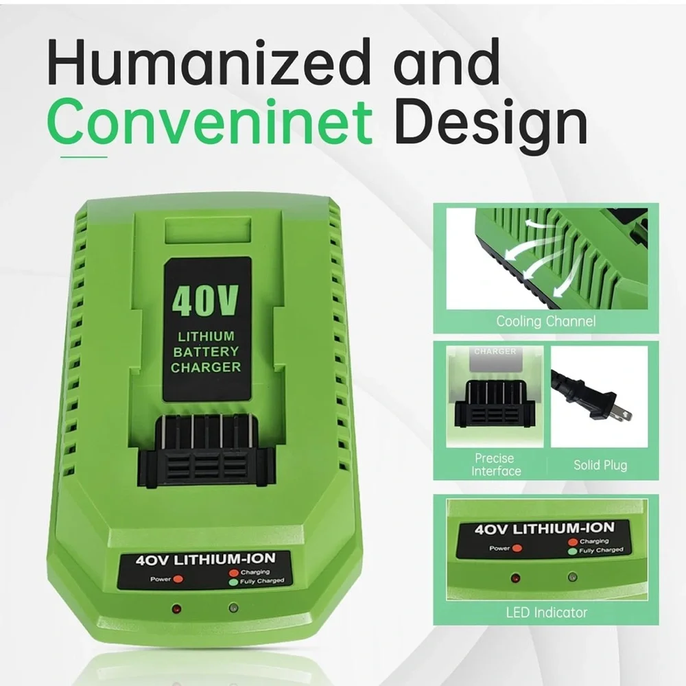 Green Lithium-Ion Battery Charger